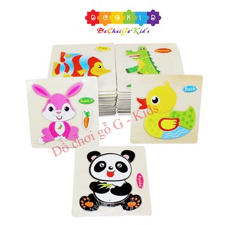 Combo 10 tranh ghép hình nỗi 3D cho bé