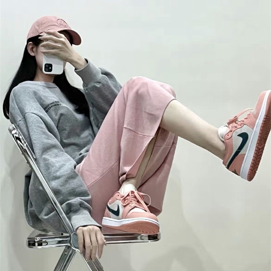 Giày thể thao JD1 jordan low hồng trắng cổ thấp nữ dễ phối đồ Hót Trend 2022 Full box bill+Tặng dây