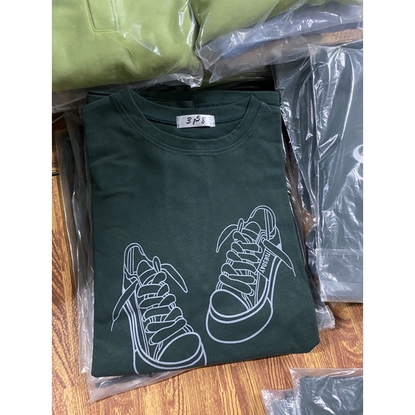 Áo thun hình đôi giày - thun 3158