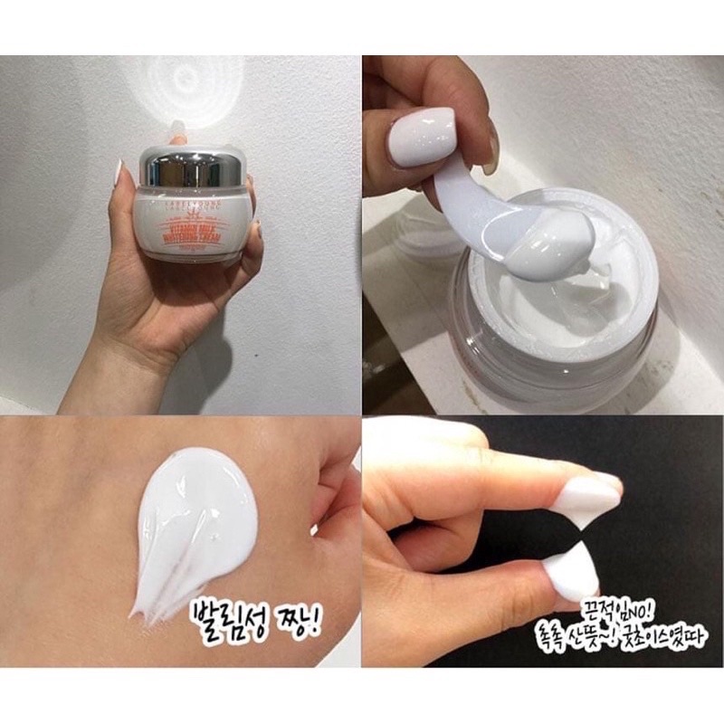 Kem dưỡng trắng da Vitamin Milk Whitening Cream của Hãng Label Young