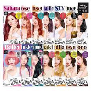 Thuốc nhuộm tóc bọt biển Hello Bubble Mise en scene Hàn Quốc mẫu mới