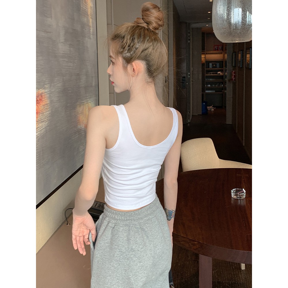 Áo Ba Lỗ Croptop, Áo Croptop Ôm Body Co Dãn Moda.H