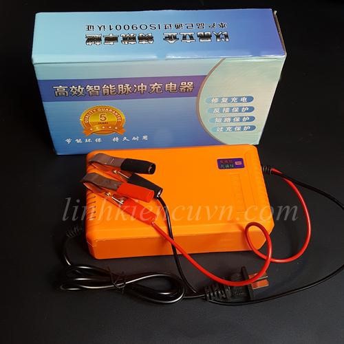 Máy nạp acquy 12V 6A (Full bộ)