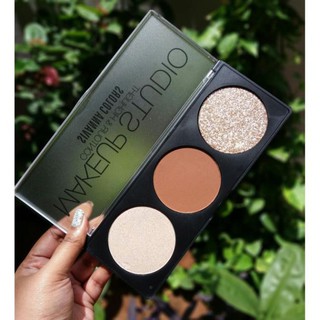 Phấn tạo khối Sivanna Makeup Studio -  Contour & Highlight - Thái Lan