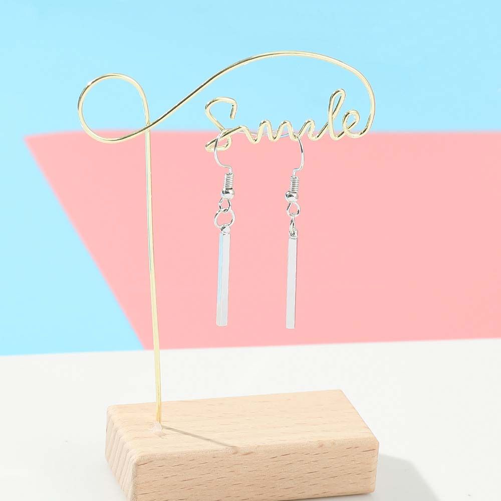 Bông tai bằng thép không gỉ hình chữ nhật in họa tiết anime Tokyo Revengers thời trang cho nam và nữ