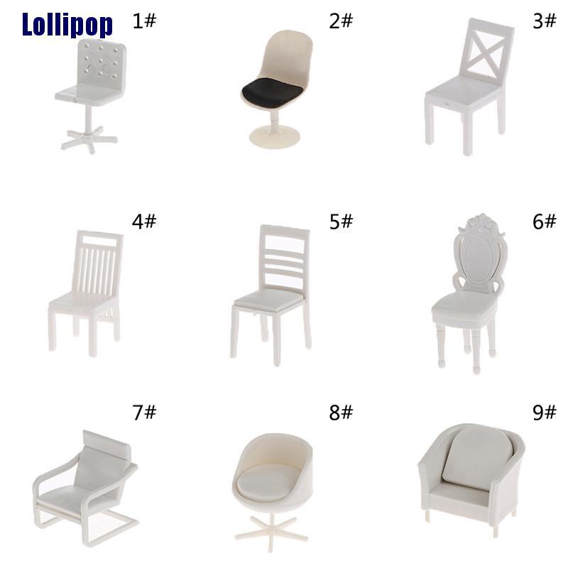 Mô hình ghế ngồi tỉ lệ 1:20 trang trí nhà búp bê