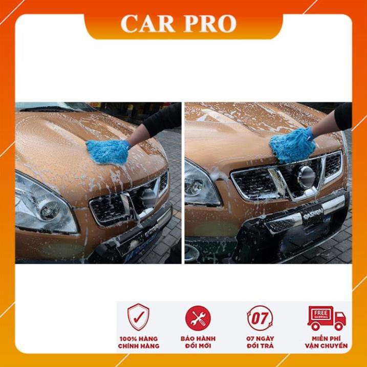 Găng tay 2 mặt rửa xe máy, ô tô, lau dọn nội thất - CAR PRO