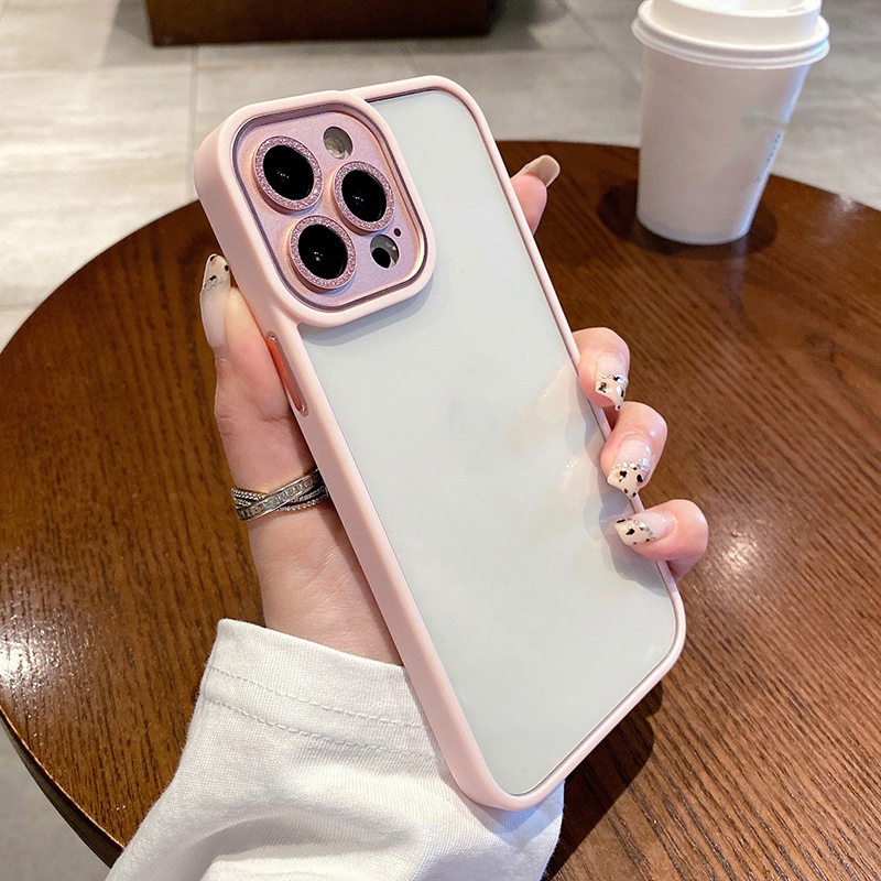 Ốp Điện Thoại Cứng Trong Suốt Chống Sốc Cho iPhone 13 12 11 Pro Max