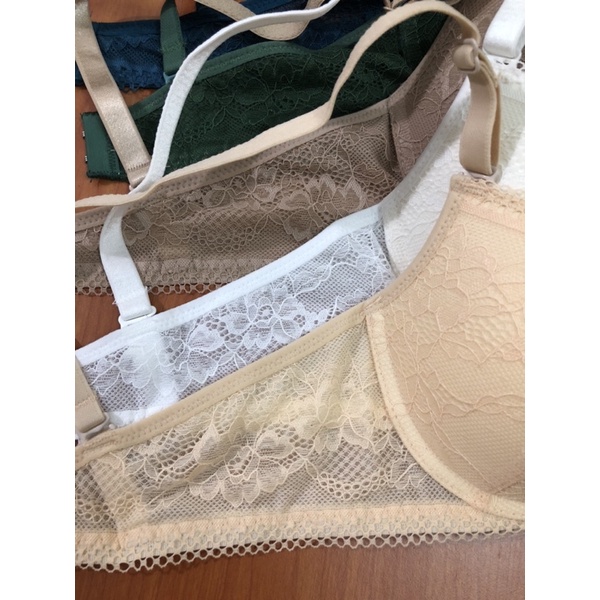 Áo lót nữ, Áo ngực Lovely ren mút vừa 2,5cm cúp ngang nâng ngực nhẹ L532