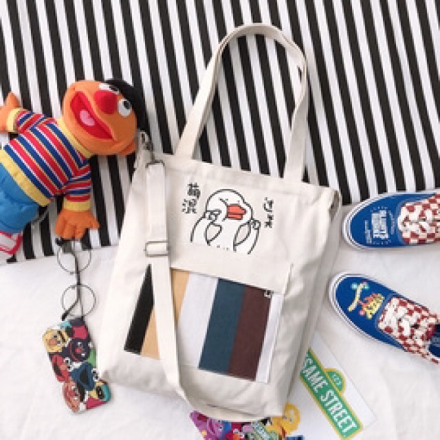 Túi tote con vịt Quảng Châu siêu hót