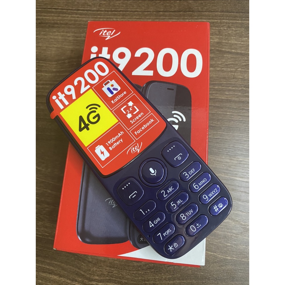 ĐIỆN THOẠI ITEL IT9200 4G LTE - 2 SIM 2 SÓNG - PHÁT WIFI - LƯỚT FB, XEM YOUTUBE - HÀNG CHÍNH HÃNG -BH 12 THÁNG