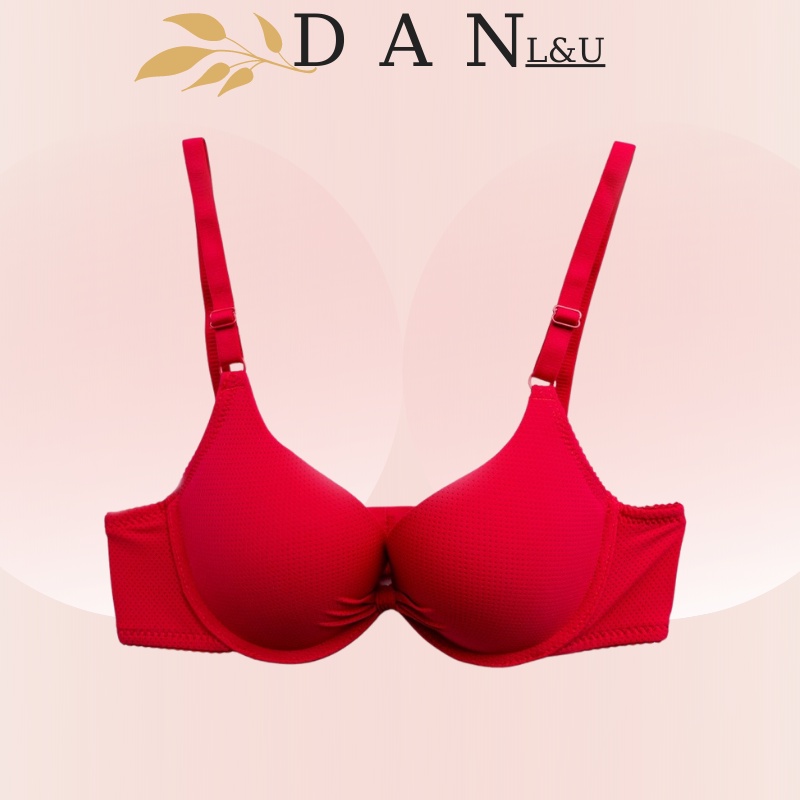 Áo Ngực Nâng 2 Quây Cài Sau Có Gọng Vải Su Thông Hơi Siêu Thoáng Khí DAN L&amp;U 6611