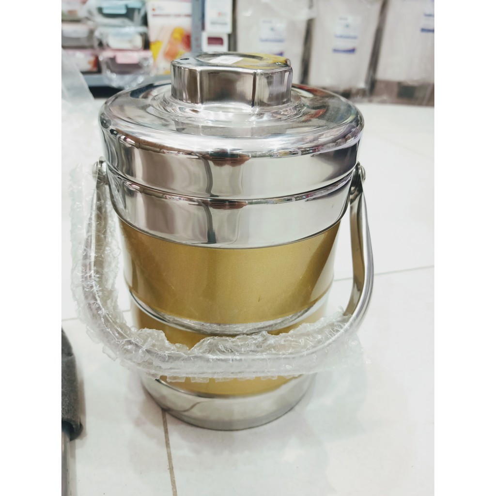 Cặp lồng giữ nhiệt 3 ngăn công nghệ Hàn Quốc -camen 3 ngăn giữ nhiệt inox -Camen giu nhiet 3 ngan, Cap long, Hộp đựn