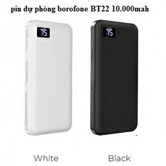 [XK][FREESHIP] PIN SẠC DỰ PHÒNG BOROFONE 10.000mAh - 20.000mAh (BJ1, BT22, BT27, BT2C, BJ3A) [HCM]