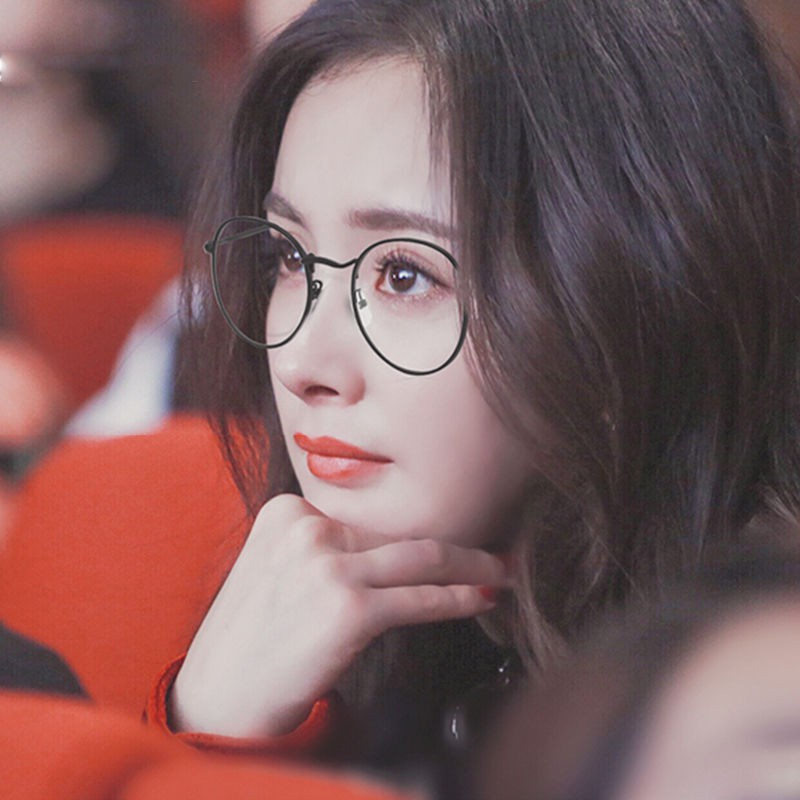 ❀Han edition of little fresh without makeup glass frame female box art students myopic lens elliptical lovely flat glasses man | BigBuy360 - bigbuy360.vn