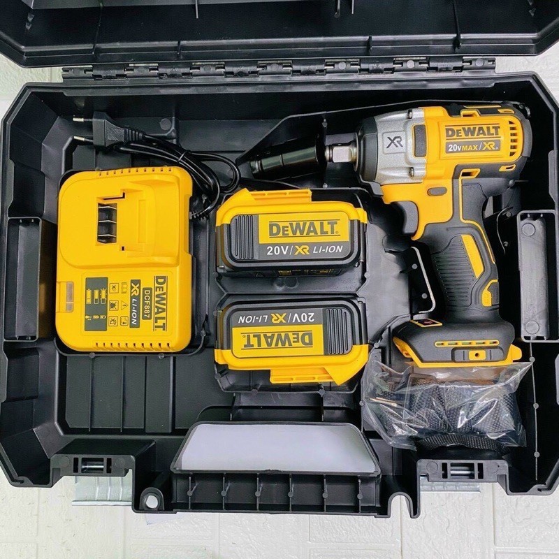 MÁY SIẾT BULONG DEWALT 20V DCF887 ĐỘNG CƠ KHÔNG CHỔI THAN HÀNG CAO CẤP