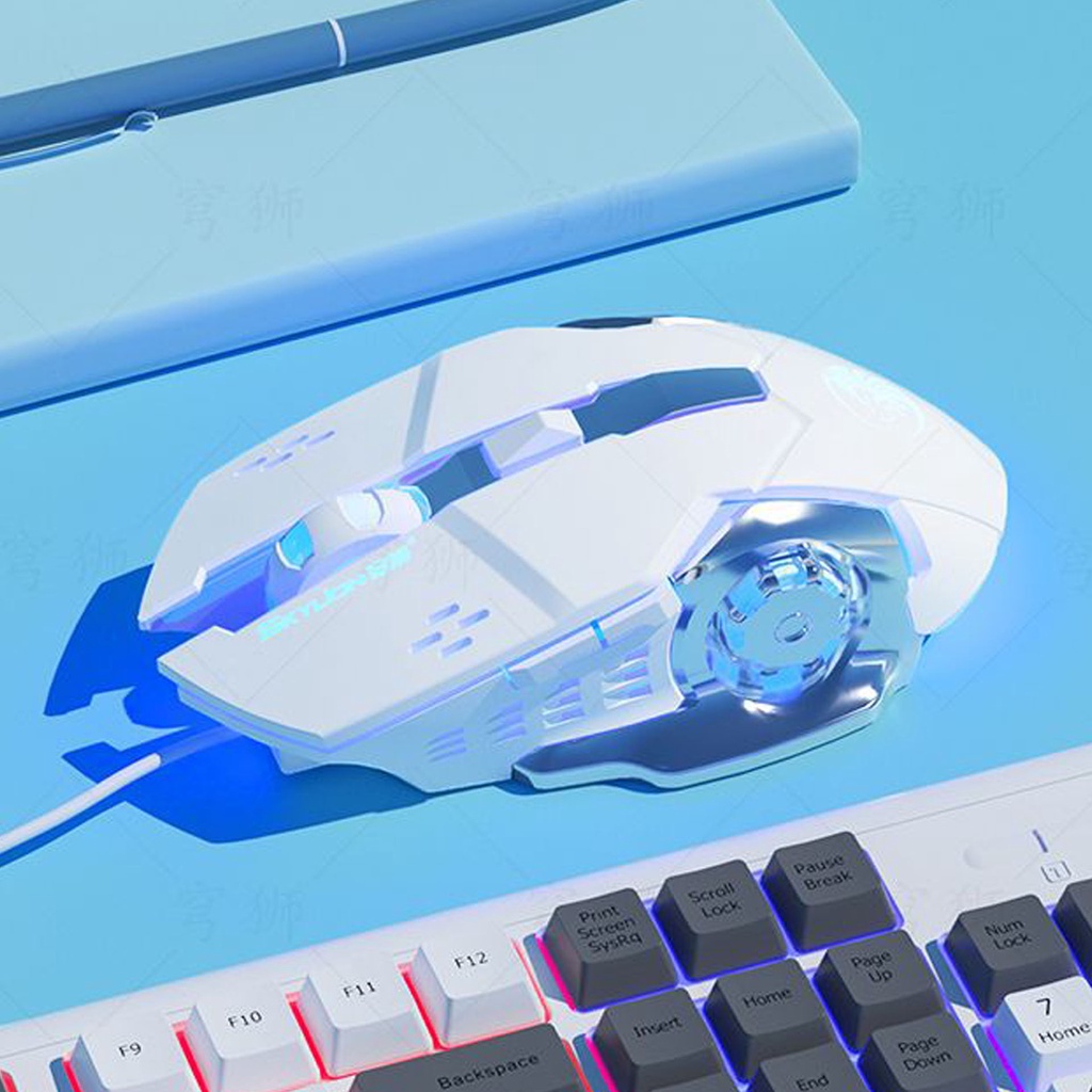 Chuột Chơi Game Có Dây Sky Pink Trò Chơi Máy Tính Văn Phòng có Led