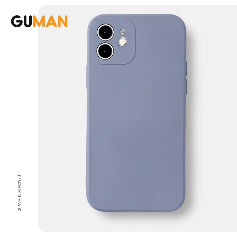 Ốp lưng GUMAN silicon mềm chống bẩn dễ thương đẹp cho iPhone 12 11 Pro Max X XR XS 8 7 6Plus kute XY