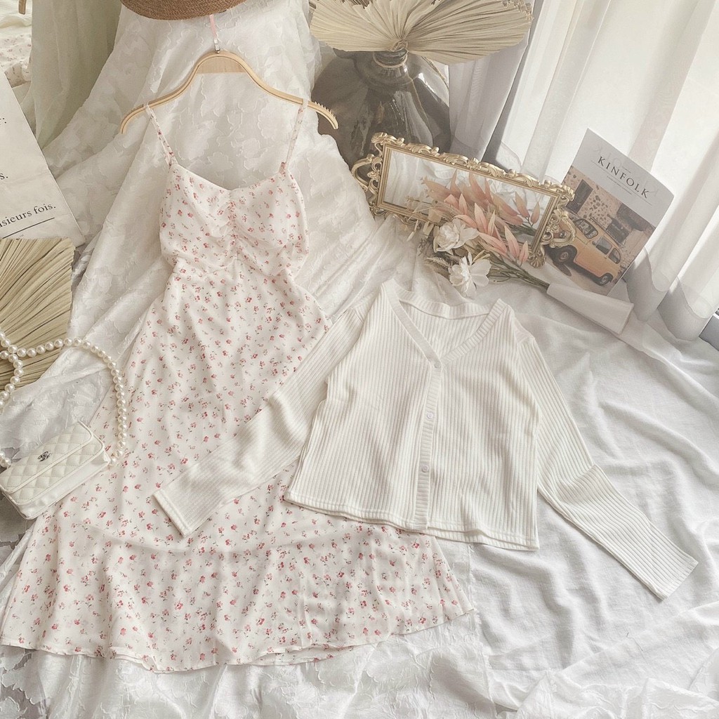 Sét Váy Nữ, Đầm Nữ Đẹp Kèm Áo Khoát Chất Vải Đẹp, Hàng Thiết Kế Form Dáng Chuẩn Dưới 56kg Mặc Vừa. | BigBuy360 - bigbuy360.vn