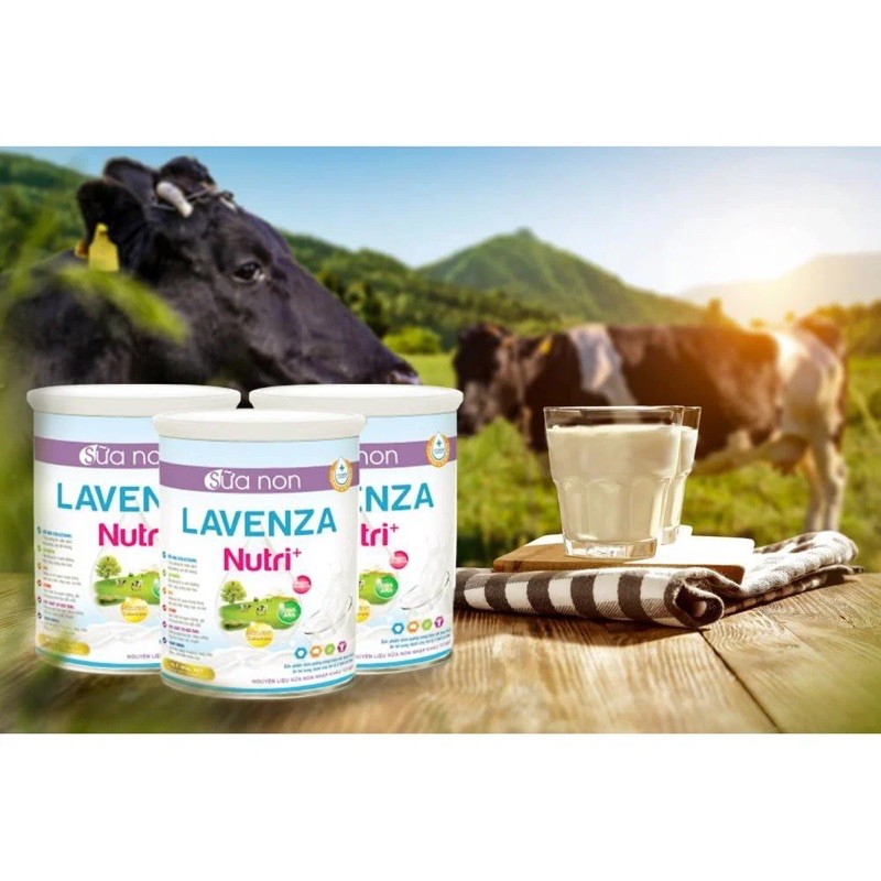 SỮA NON LAVENZA NUTRI + nguyên liệu nhập từ mỹ usa cho trẻ từ 2 tuổi trở lên 400 gram