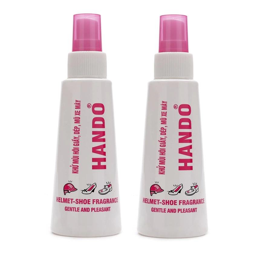 Bộ 3 chai xịt khử mùi hôi giày dép mũ xe máy Hando TI315