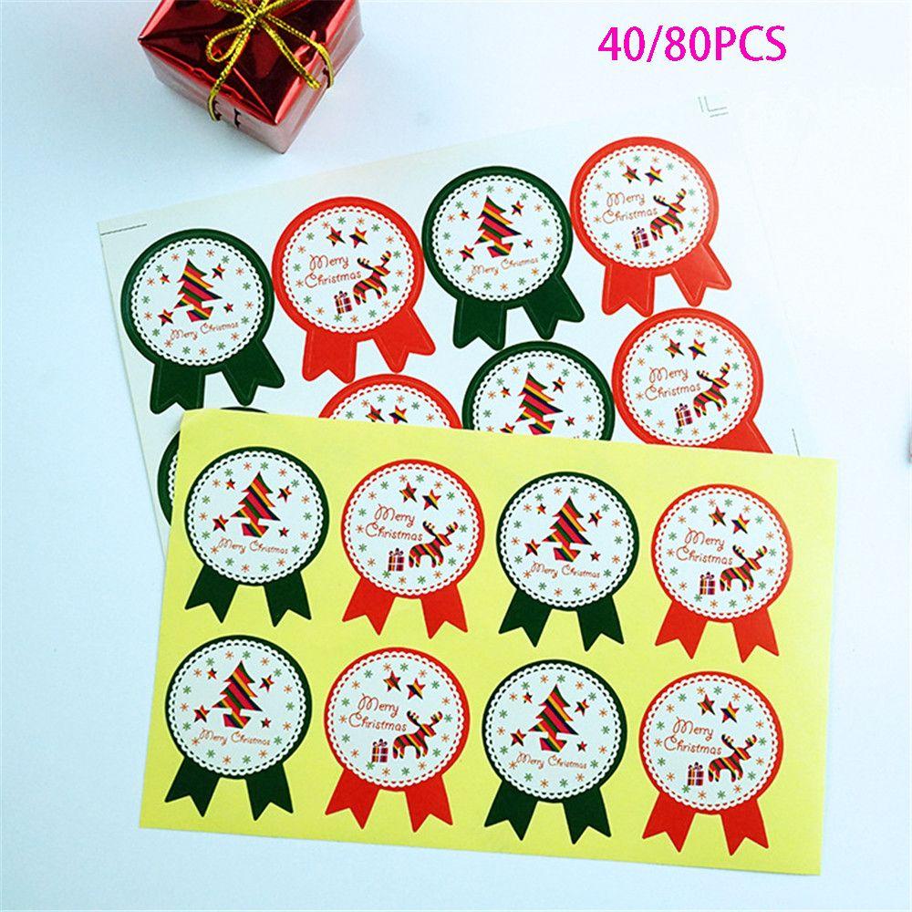 Set 40 / 80 Hình Dán Chủ Đề Giáng Sinh