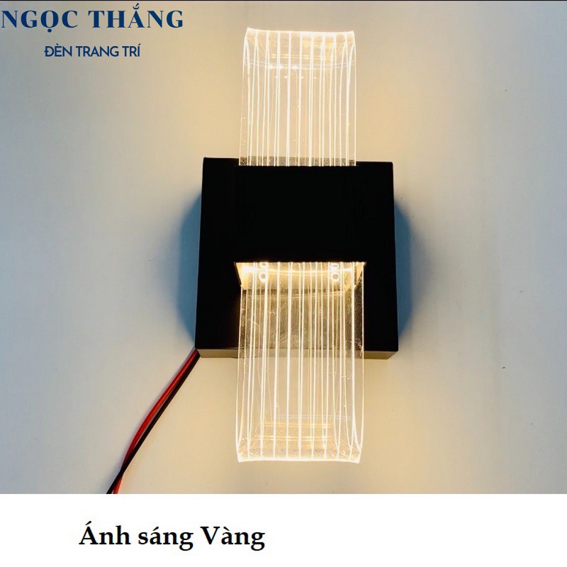Đèn Led treo tường gắn tường trang trí phòng ngủ phòng khách cầu thang 8W Led 3 chế độ màu 220V GT467 Ngọc Thắng