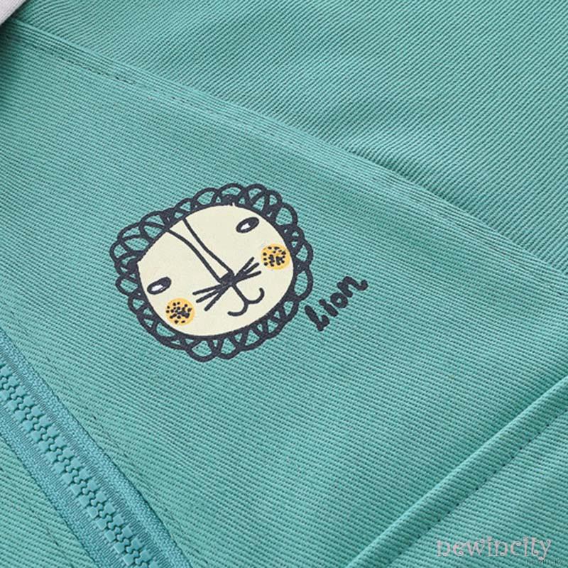 Áo Khoác Hoodie Có Khóa Kéo In Hình Hoạt Hình Dễ Thương Cho Bé