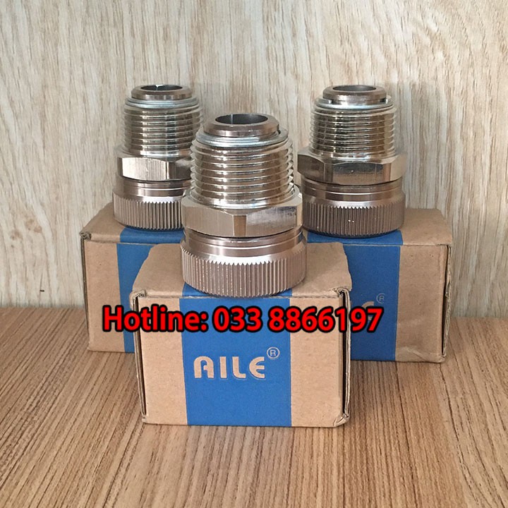 Khớp xoay ren phi 34 giảm phi 27 chuyên dùng trong xăng dầu
