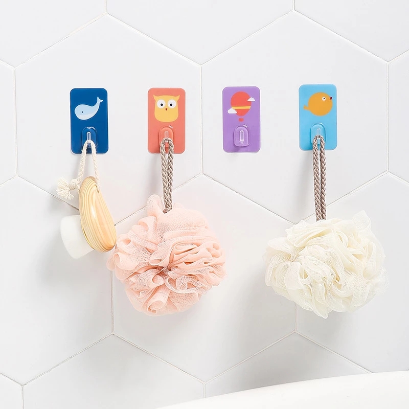 Móc treo đồ dùng dán tường hình động vật đáng yêu