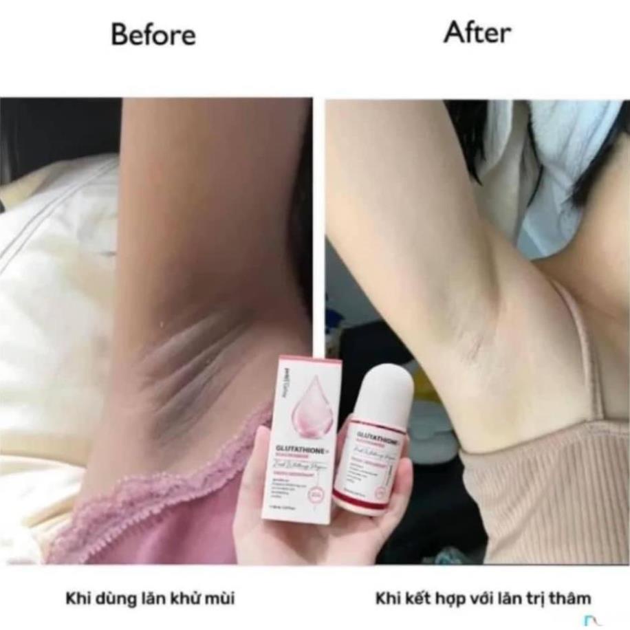 Lăn nách mờ thâm, dưỡng trắng da Angel's Liquid Glutathione plus Niacinamide Fresh Deodorant 60ml [ CHÍNH - HÃNG ]