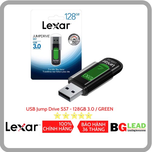 Ổ cắm USB Jump Drive S57 - 128GB 3.0 / GREEN
