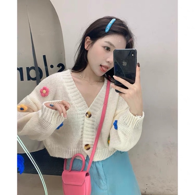 ÁO KHOÁC CDG LEN HOA NỔI, KHOÁC CDG HOA NỔI NHIỀU MÀU AK03 | Sugarblingbling