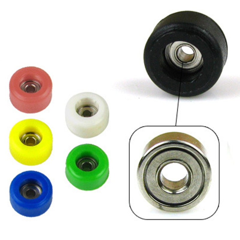 Bộ 4 Bánh Xe Phụ Kiện Cho Ván Trượt Ngón Tay Mini