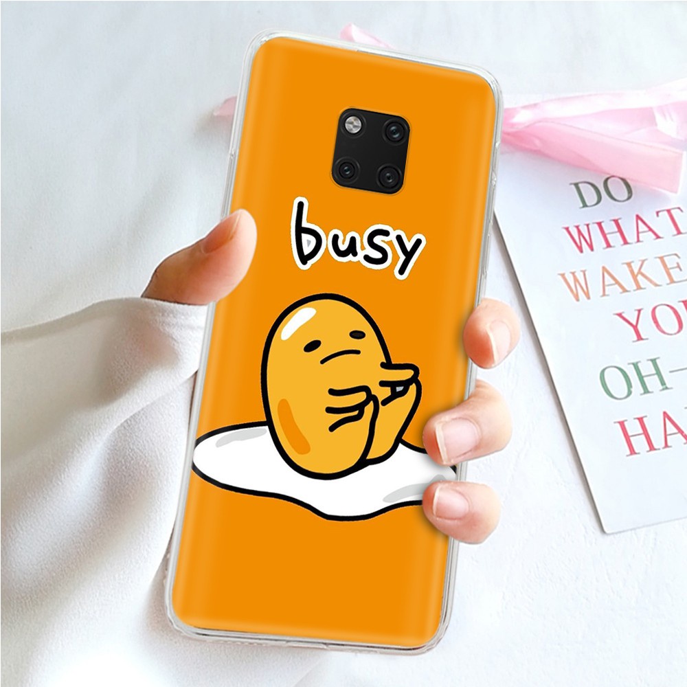 Ốp Điện Thoại Trong Suốt Họa Tiết Gudetama Dễ Thương Cho Motorola Moto E4 E5 E6 Plus E6S P30 Note Z2 Play Ty71