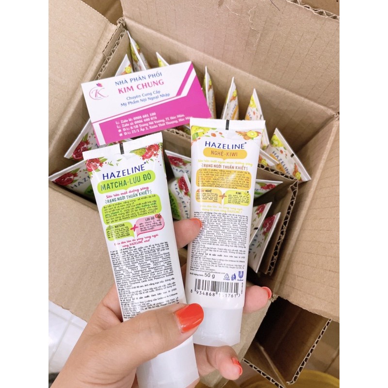 Sữa rửa mặt Hazelin (Nghệ kiwi, Matcha lựu đỏ) | BigBuy360 - bigbuy360.vn