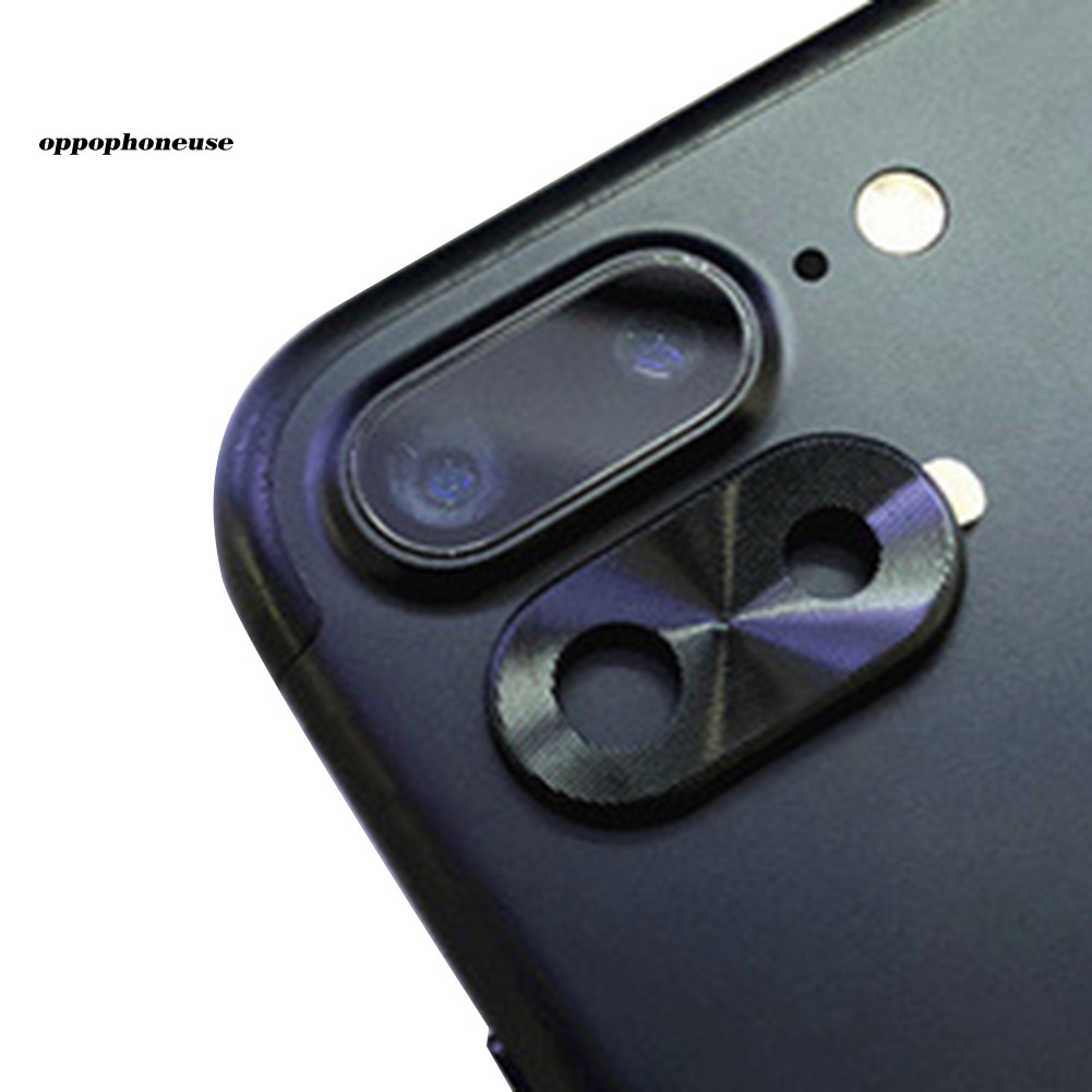 Khung kim loại bảo vệ ống kính camera cho iPhone XS X 7/8 Plus