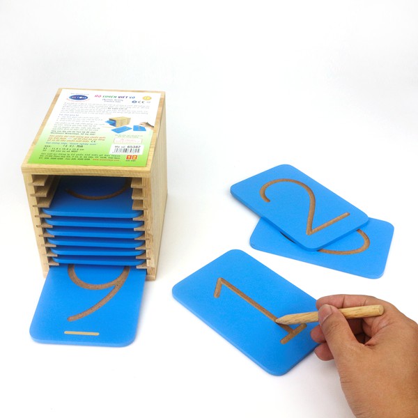 BỘ LUYỆN VIẾT SỐ, ĐỒ CHƠI CHO BÉ 2 TUỔI - 6 TUỔI THEO PHƯƠNG PHÁP MONTESSORI