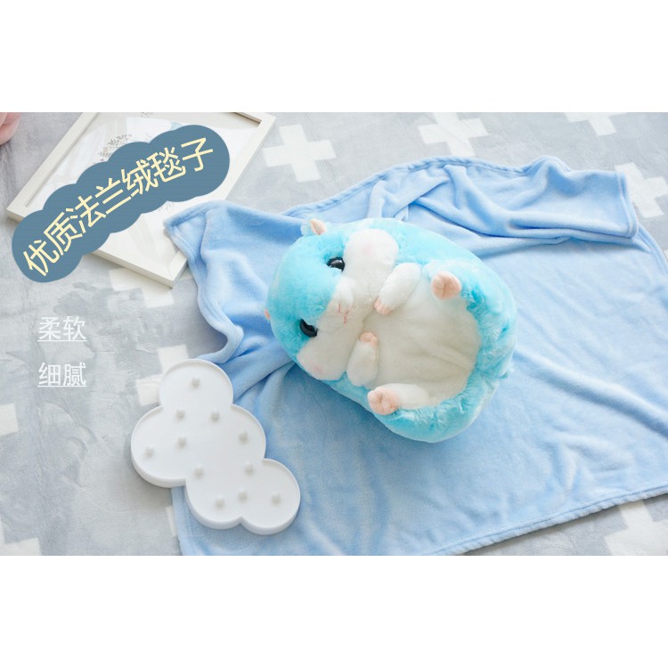Bộ chăn gối văn phòng 3 trong 1 / 3in1 / 2in1 tiện lợi - mẫu Hamster