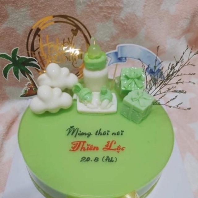 Khuôn silicon tạo hình đám mây làm bánh thạch jelly, khuôn nến trang trí bánh sinh nhật