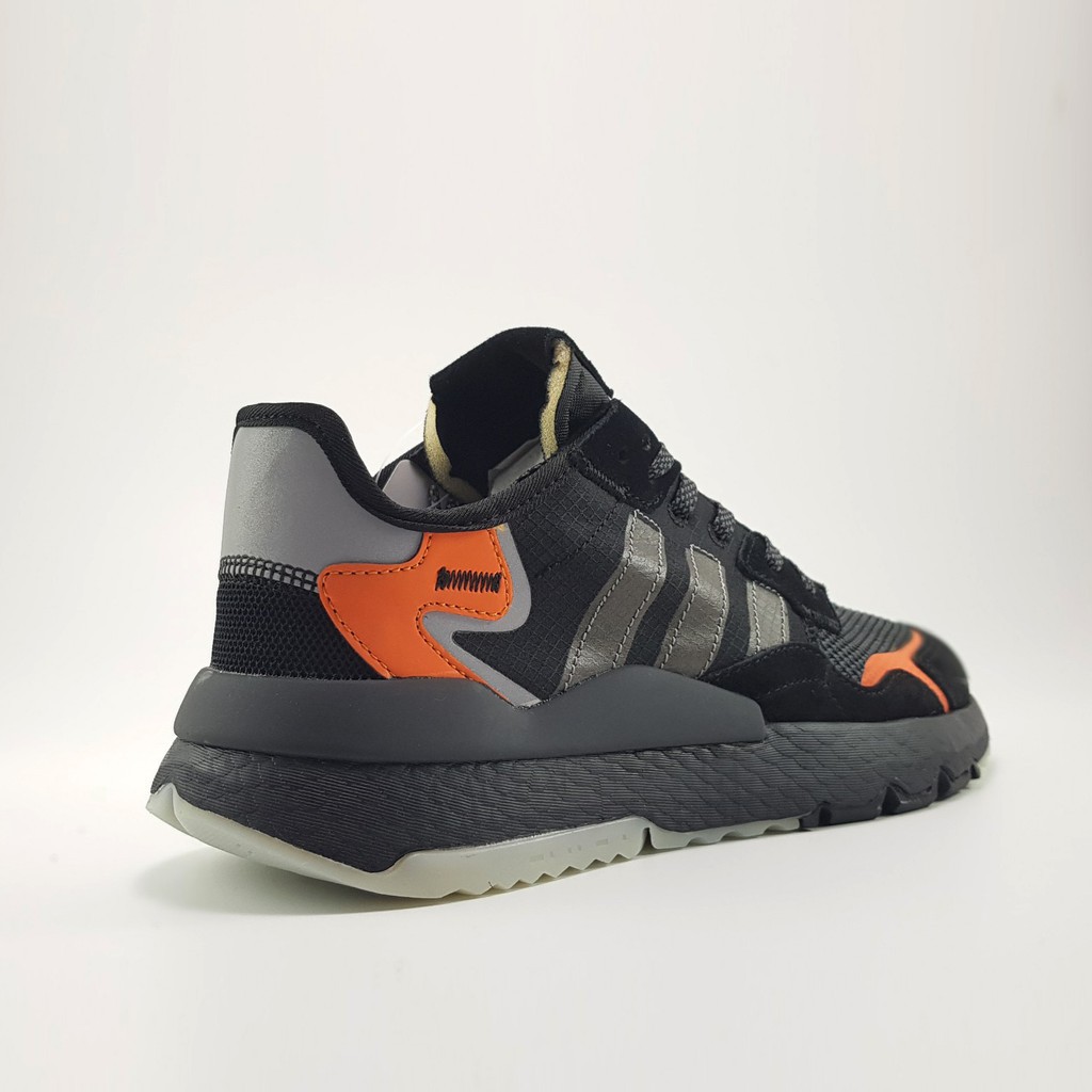 [video+ảnh thực] Giày Sneaker Nite Jogger 2019 Core Black/Orange