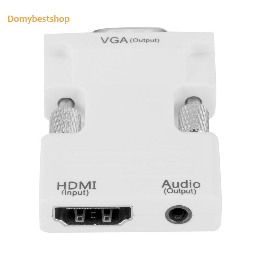 Đầu Chuyển Đổi Db Hdmi Cái Sang Vga Có Đầu Ra Âm Thanh Hỗ Trợ 1080p