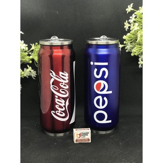 GIÁ SIÊU TỐT(Combo 2 bình giữ nhiệt Coca pepsi 500 ml( Tặng kèm ống hút))