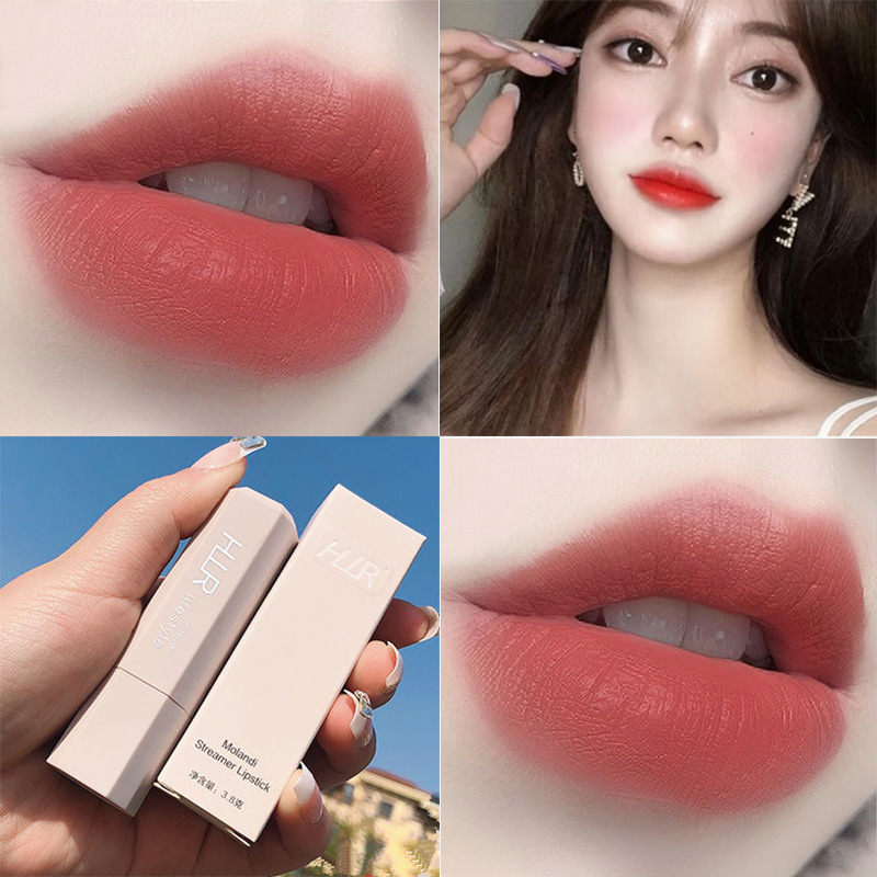 (Hàng Mới Về) Son Môi Trang Điểm Màu Đỏ Tiện Dụng Cho Salon