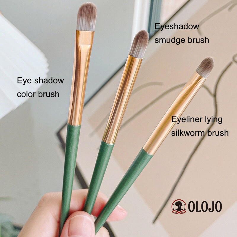 🌸Bộ cọ trang điểm 3 cây make up mắt PIPL màu sắc sang trọng