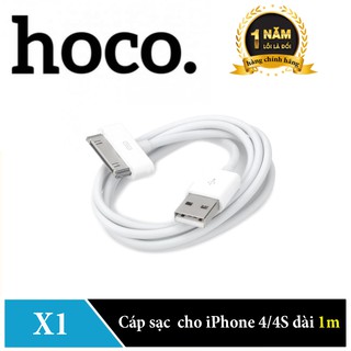 Cáp sạc Hoco X1 cho iPhone 4/4s dài 1m - Hãng phân phối chính thức