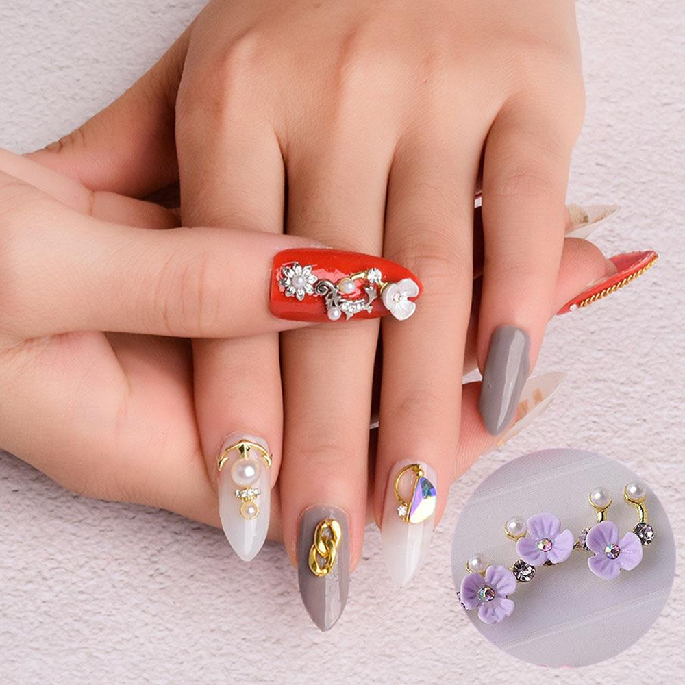 Phụ Kiện Trang Trí Móng Tay Xinh Xắn Chất Lượng|Phụ Kiện Trang Trí Móng Tay DIY Hình Trái Tim Nhiều Kiểu Dáng Sang Trọng