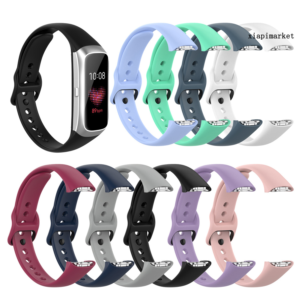 Dây Đeo Silicone Chống Nước Cho Đồng Hồ Samsung Galaxy Fit Sm-R370