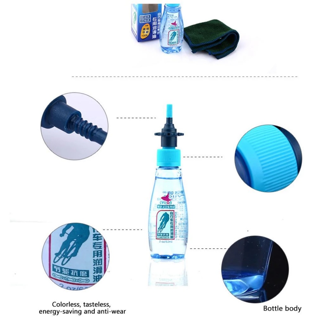 Dầu nhớt xe đạp chính hãng Cylion độ bám dĩnh tốt, dầu tả xích xe đạp giúp giảm ma sát tăng tuổi thọ xe