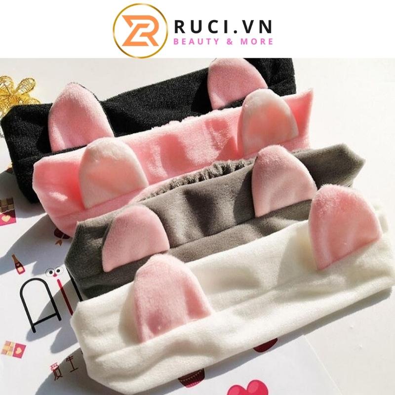 Băng đô tai mèo xinh xắn gồm nhiều màu tùy chọn dành cho nữ BD 129